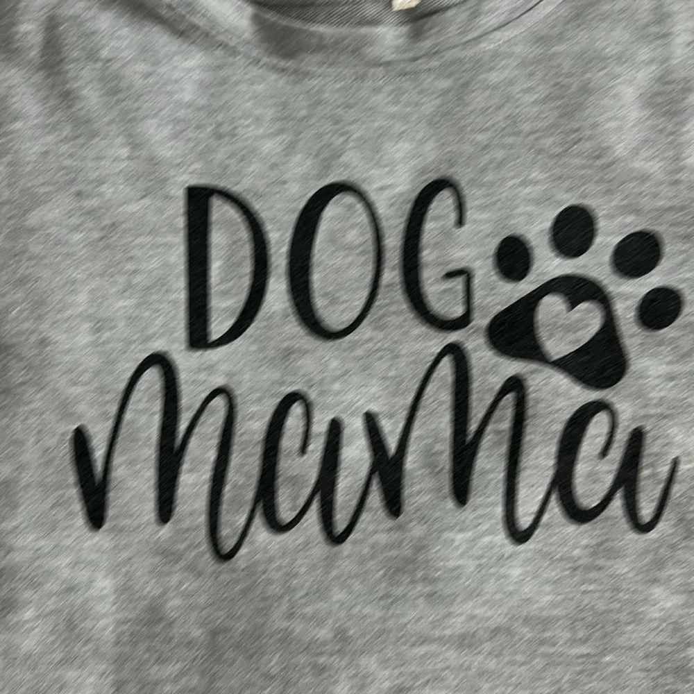 Dog Mom Sweatshirt Women Dog Mama Cute Dog Paw graphic Dog Lover Pullover - Picture 6 of 9